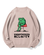Unbothered Cotton Sweatshirt