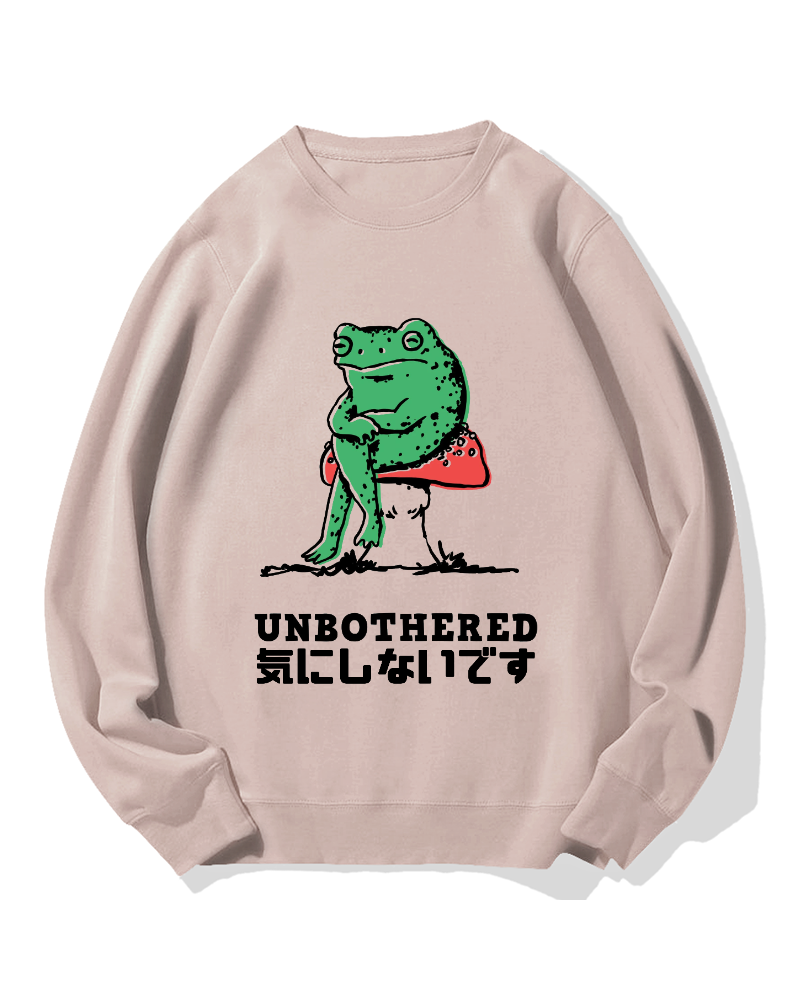 Unbothered Cotton Sweatshirt