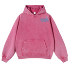 Bubble Bath Octopus Vintage Washed Cotton Back Art Hoodie