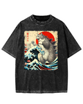 Catzilla Vintage Washed T-shirt