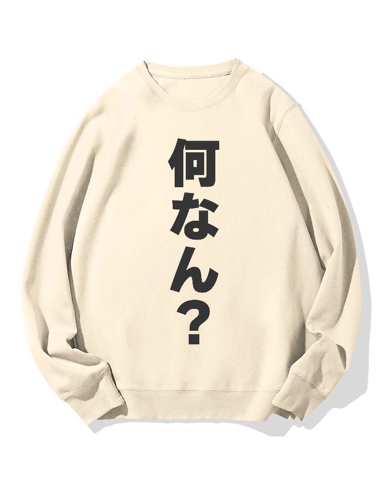 WTF in Japanese Cotton Sweatshirt