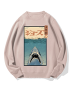 Uyiko-e Shark Cotton Sweatshirt
