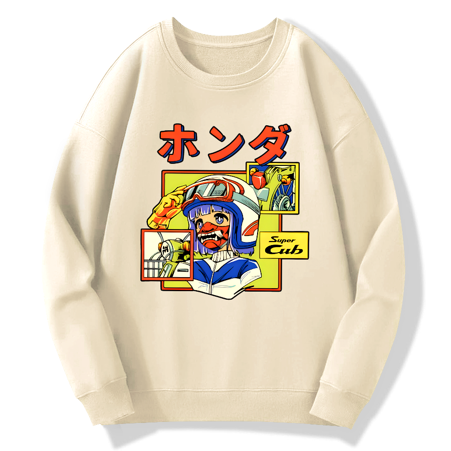 Super Baby Beast Cotton Pullover Sweatshirt
