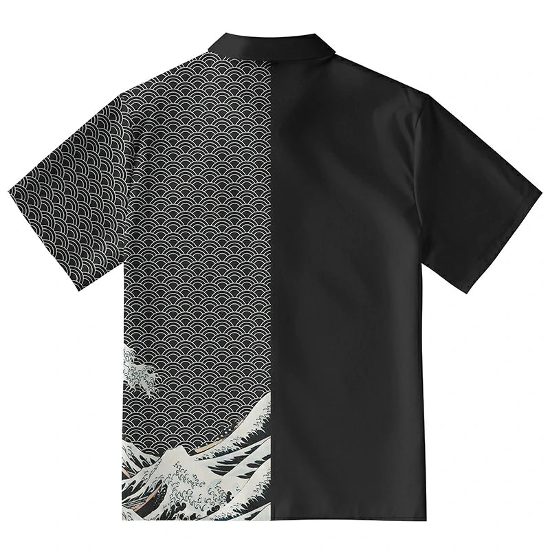 Half Of The Wave Aloha Hawaiian Shirt