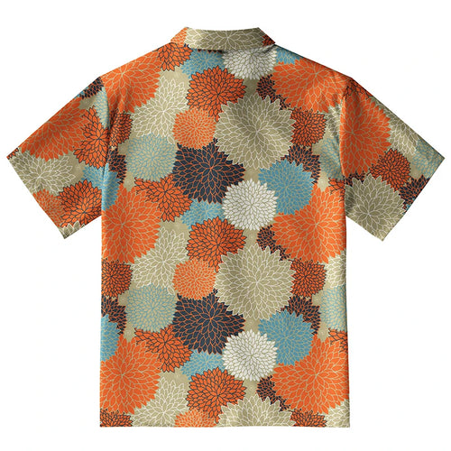 Autumn Flower Symphony Aloha Hawaiian Shirt