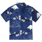 Mt. Fuji Blossoms Aloha Hawaiian Shirt