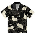 Mysterious Cat Aloha Hawaiian Shirt
