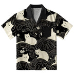 Mysterious Cat Aloha Hawaiian Shirt
