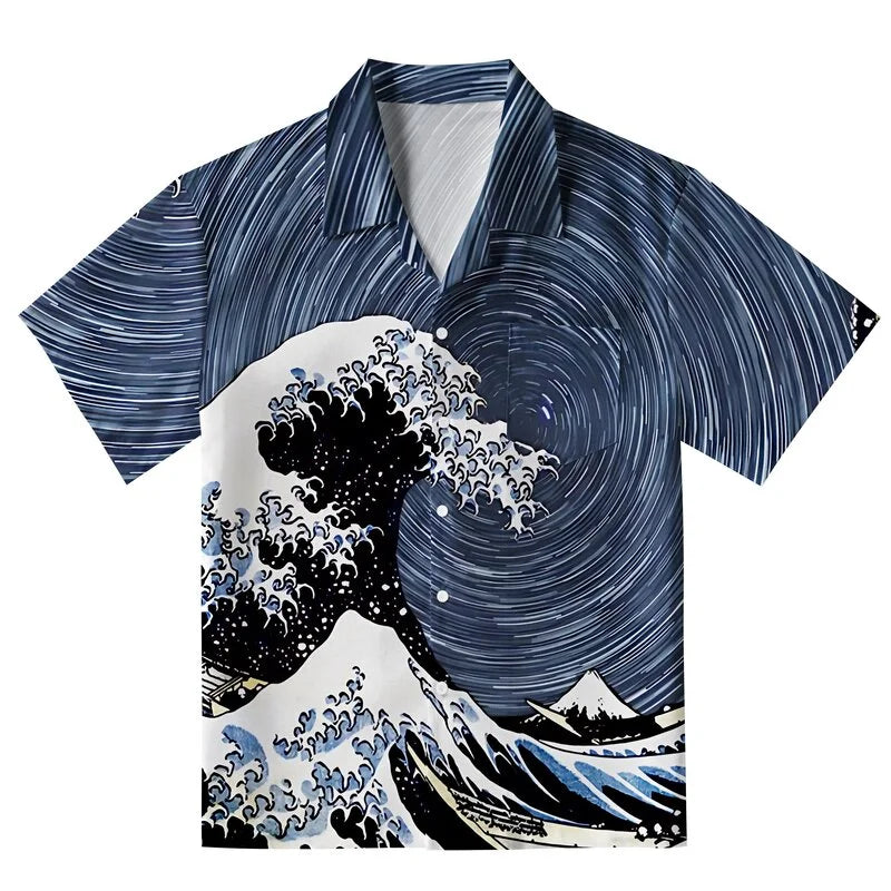 Great Wave Aloha Hawaiian Shirt