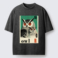 Unisex Eagle Owls Washed T-Shirt