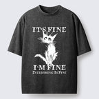 I'm Actually Not Very Fine Washed T-Shirt