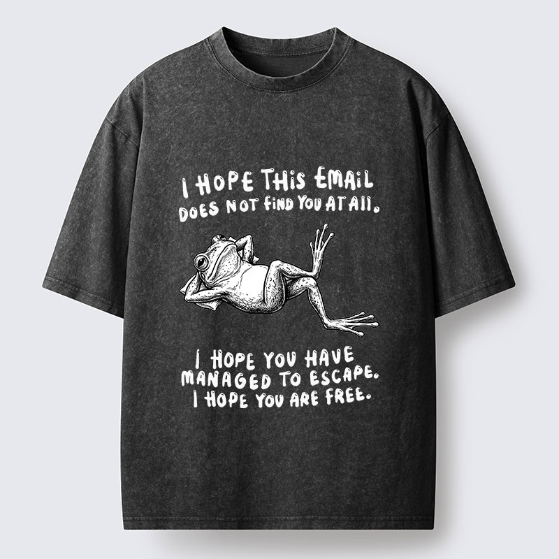 Unisex I Hope You Can Be Free Washed T-Shirt