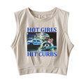 Hot Girls Hit Curbs Sleeveless Crop Top