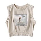 I Got Too Silly Sleeveless Crop Top