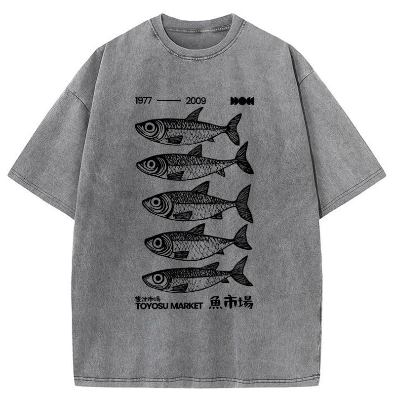 Tokyo Fish Market Washed T-Shirt