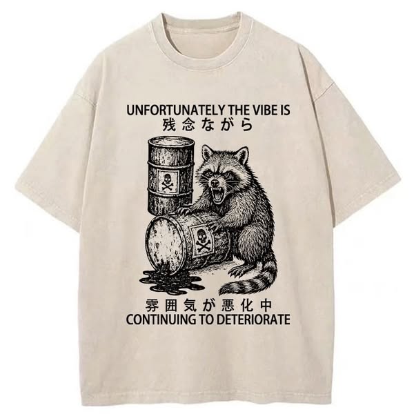 The Vibe Is Continuing To Deteriorate Japan Washed T-Shirt