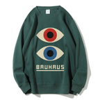 Unisex Bauhaus Art Eyes Printed Sweatshirt