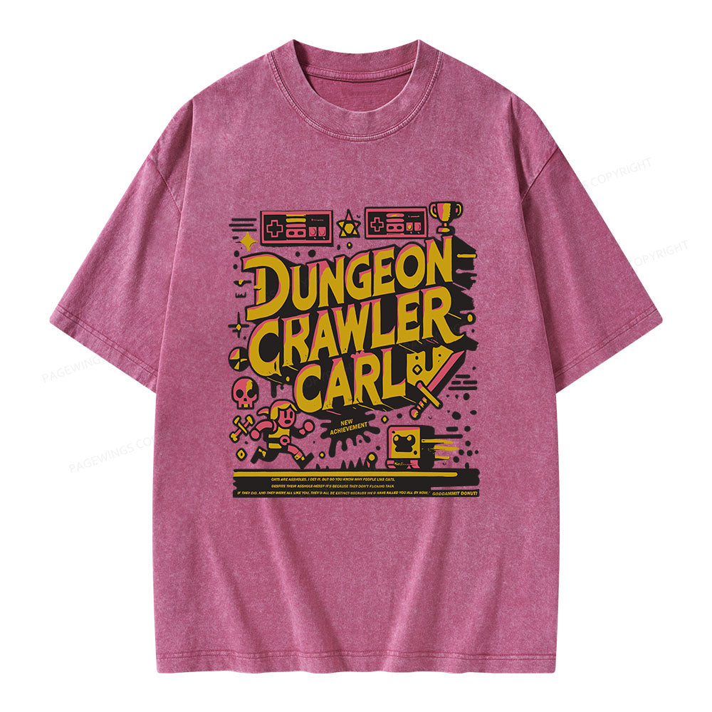 Book New Achievement Unisex Washed T-shirt