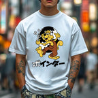 Japanese Art Dog Cotton T-Shirt