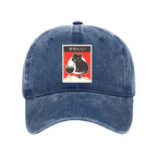 "Kawaii" Vintage Style Japenese Ramen Cat Washed Cap
