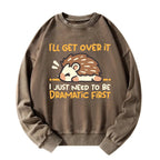 Dramatic Hedgehog Washed Sweatshirt