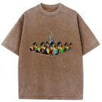 Samurai Ducks Washed T-Shirt