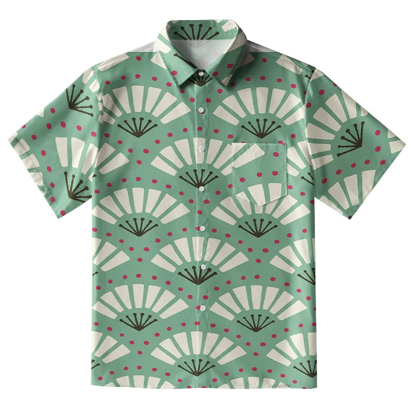 Japanese Fan Button-up Shirt