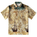 Nautical Chart Button-up Shirt