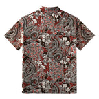 Japanese Retro Dragon Button-up Shirt