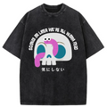 Brain Is Yummy Washed T-Shirt