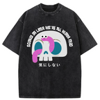 Brain Is Yummy Washed T-Shirt