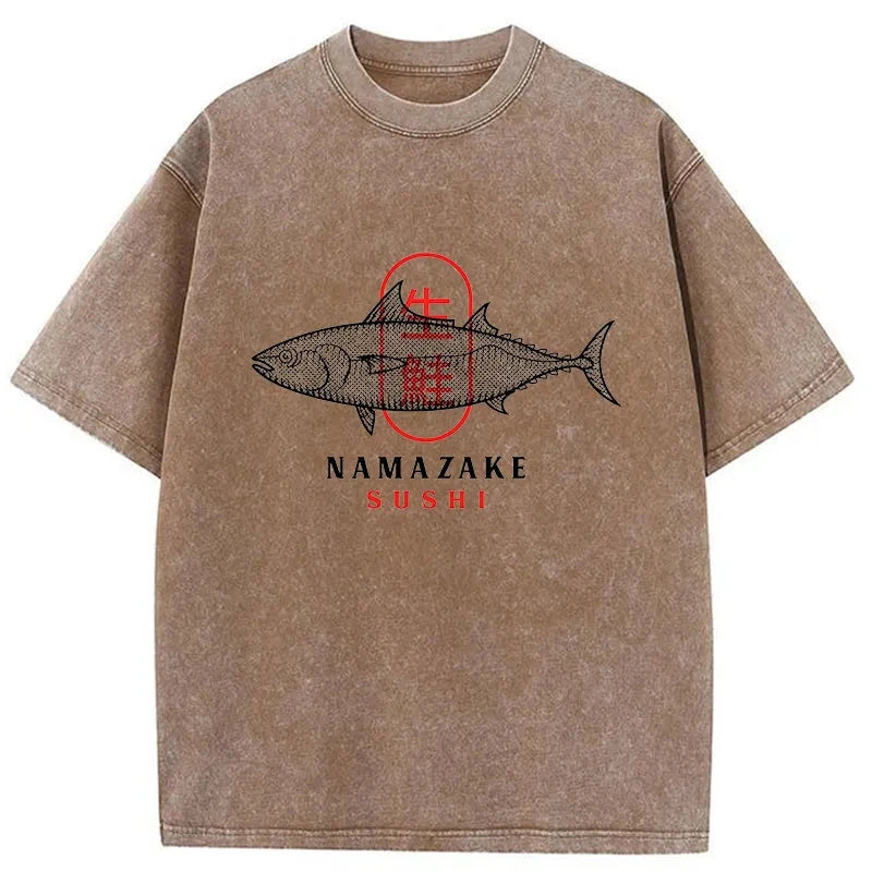 Fish Japanese Washed T-Shirt
