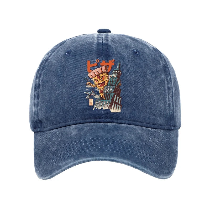 Great Pizza Kaiju Japanese Washed Cap