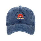 Japan Mount Fuji Sun Unisex Washed Cap