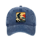 The Great Wave Washed Cap