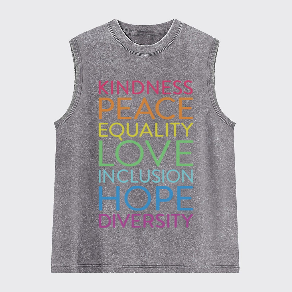 Diversity Inspirational Washed Tanks