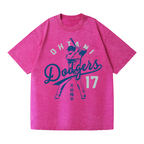 Dodger Vintage Wash Japanese Design T-Shirt