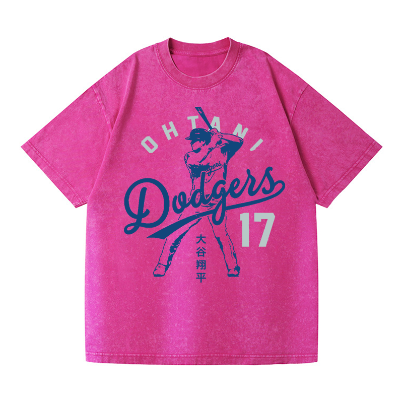 Dodger Vintage Wash Japanese Design T-Shirt