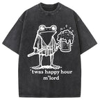 Happy Hour Frog Washed T-Shirt