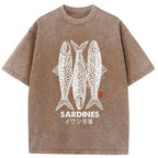 Sardines Market Washed T-Shirt