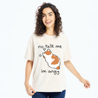 Unisex Cat Refused To Communicate Washed T-Shirt