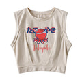 Japanese Traditional Takoyaki Sleeveless Crop Top