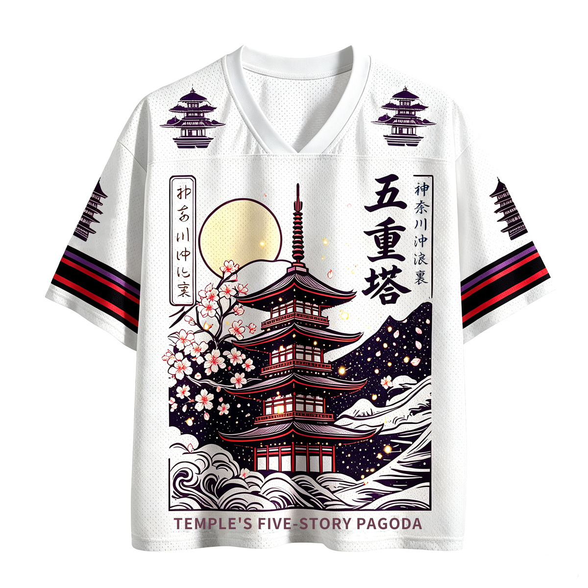 Five Story Pagoda Jersey Shirts
