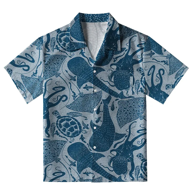 Marine Life Aloha Hawaiian Shirt