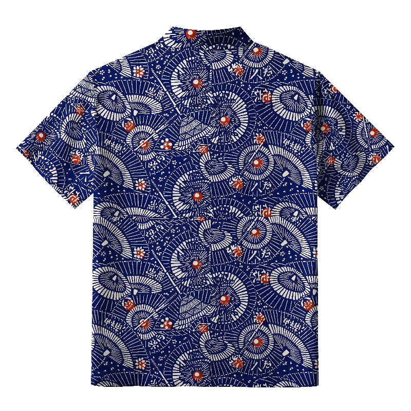 Japanese Retro Folding Fan Hawaiian Shirt