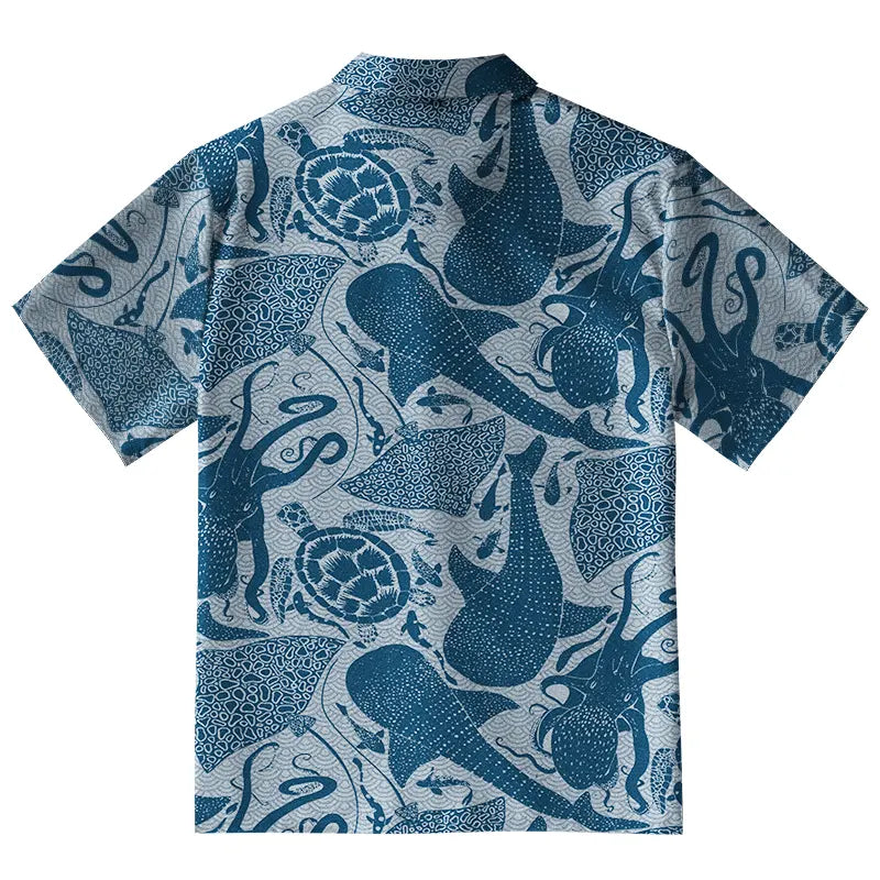 Marine Life Aloha Hawaiian Shirt
