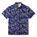 Japanese Retro Folding Fan Button-up Shirt