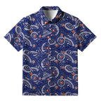 Japanese Retro Folding Fan Button-up Shirt