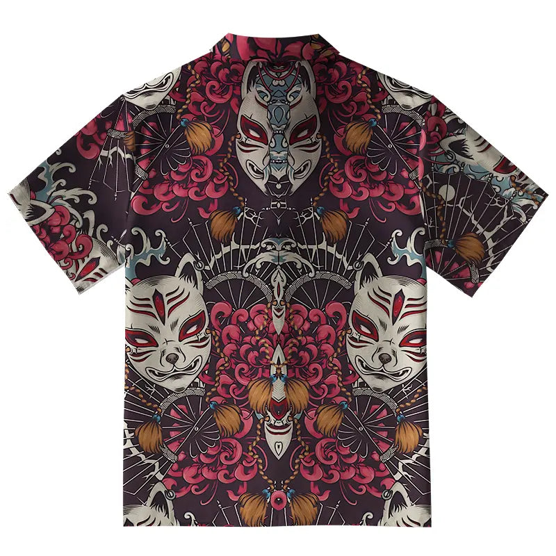 Fox Mask Button-up Shirt