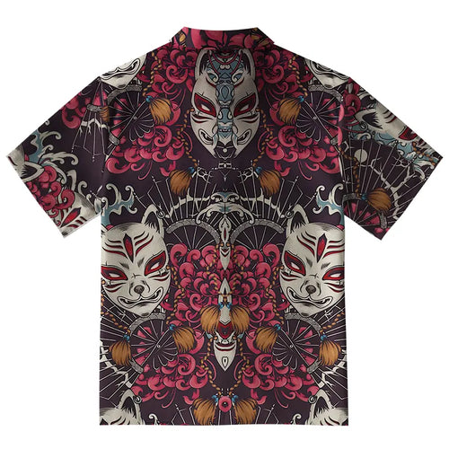 Fox Mask Button-up Shirt